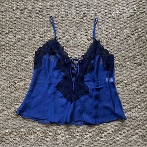 Fredericks of Hollywood lace sheer cami